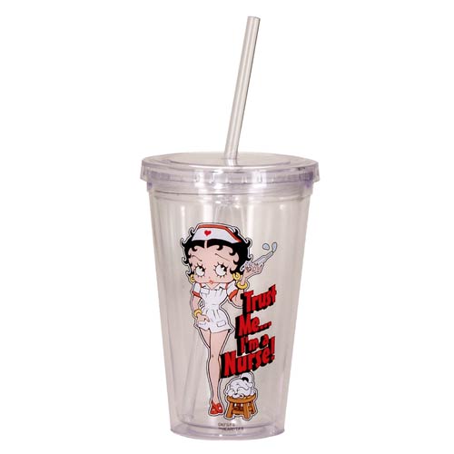 Betty Boop Nurse Travel Cup